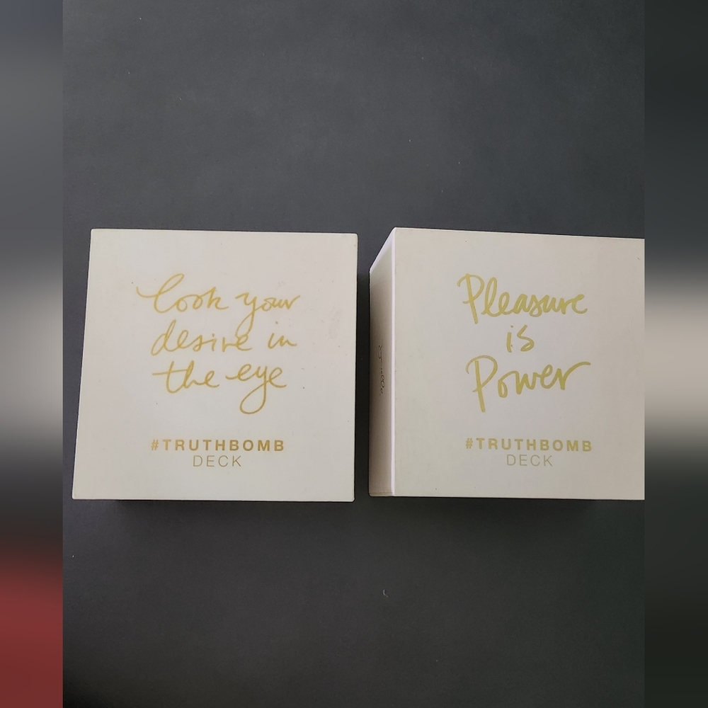 #TRUTHBOMB Deck - White and Gold Inspiration Card Set